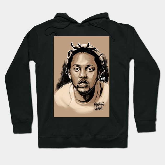 Kendrick Lamar Hoodie by GRVPHTE
